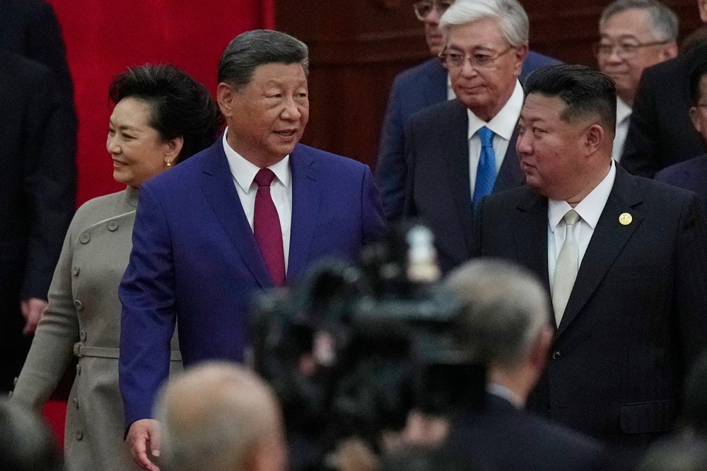 Vojenská prehliadka v Číne