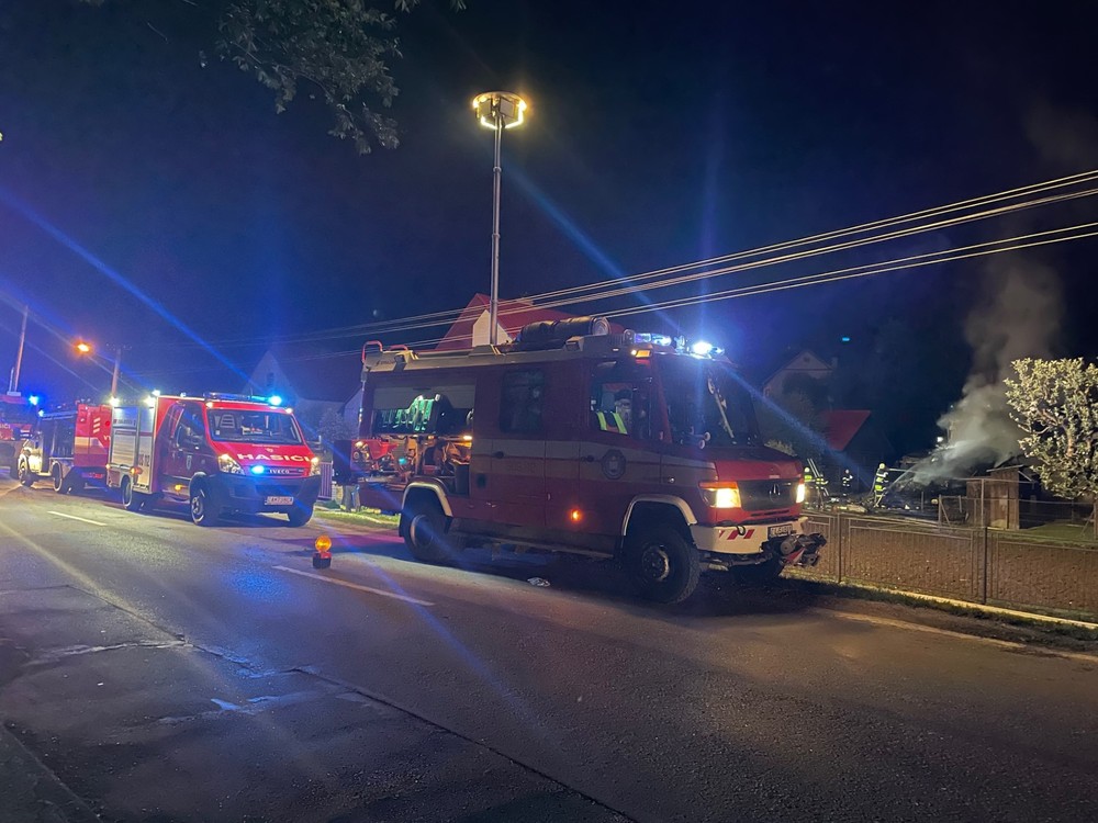 Výbuch domu v Novej Bystrici