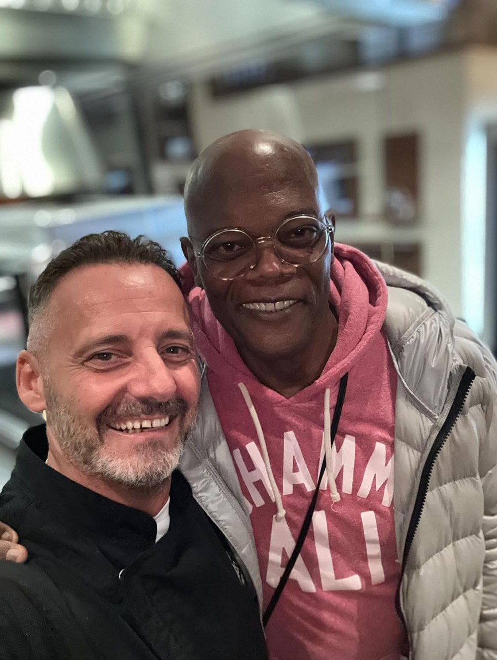 Samuel L. Jackson a majiteľ reštaurácie Massimo