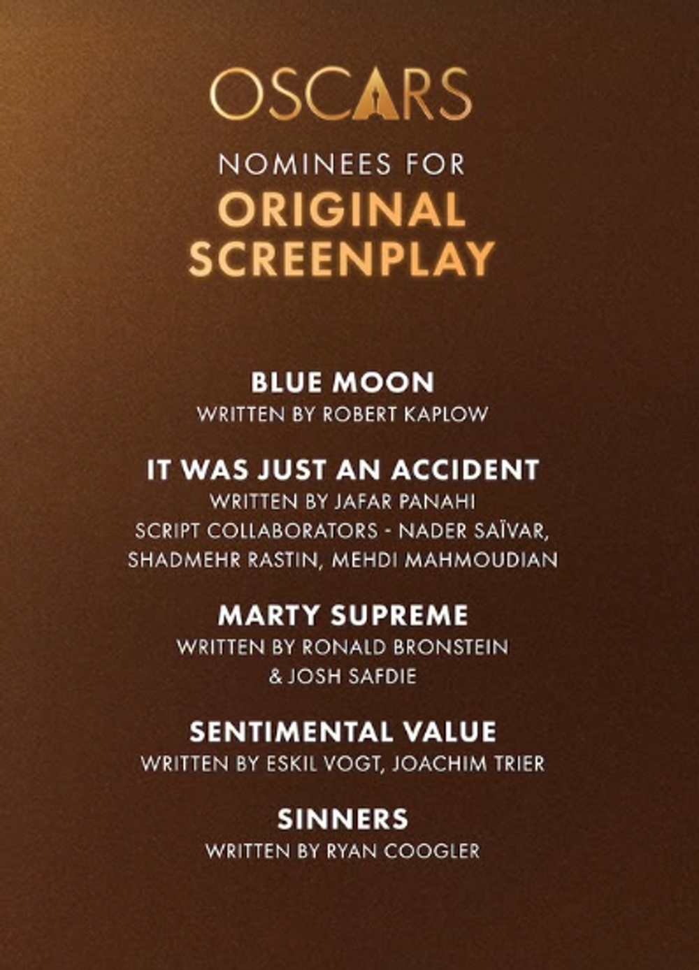 Nominovaní na Oscara 2026