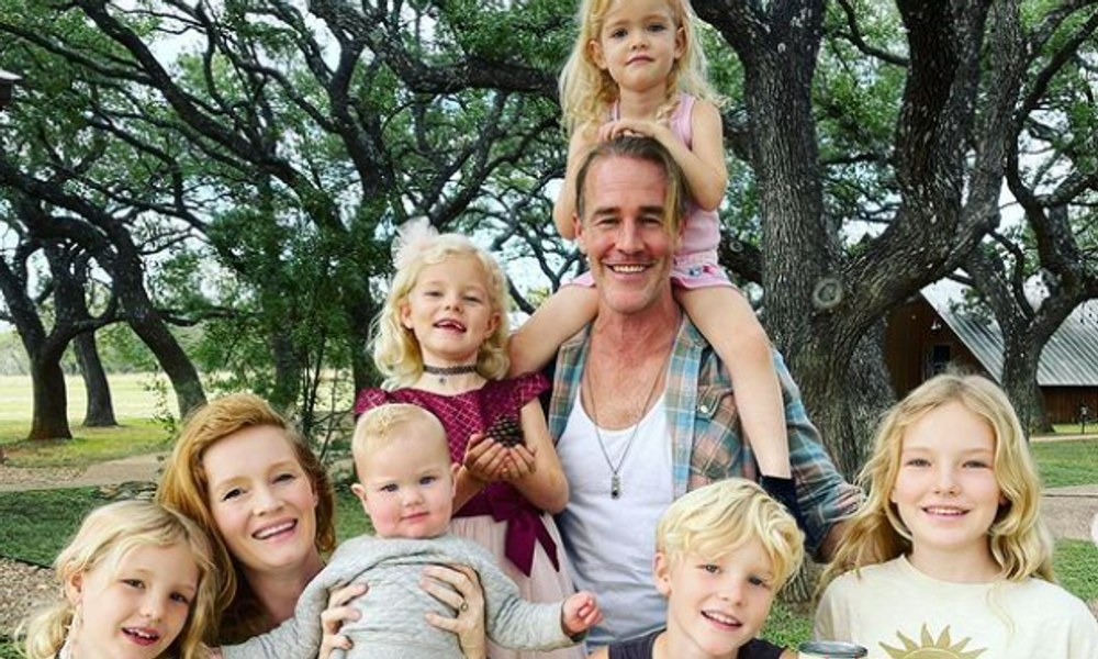 James Van Der Beek s rodinu
