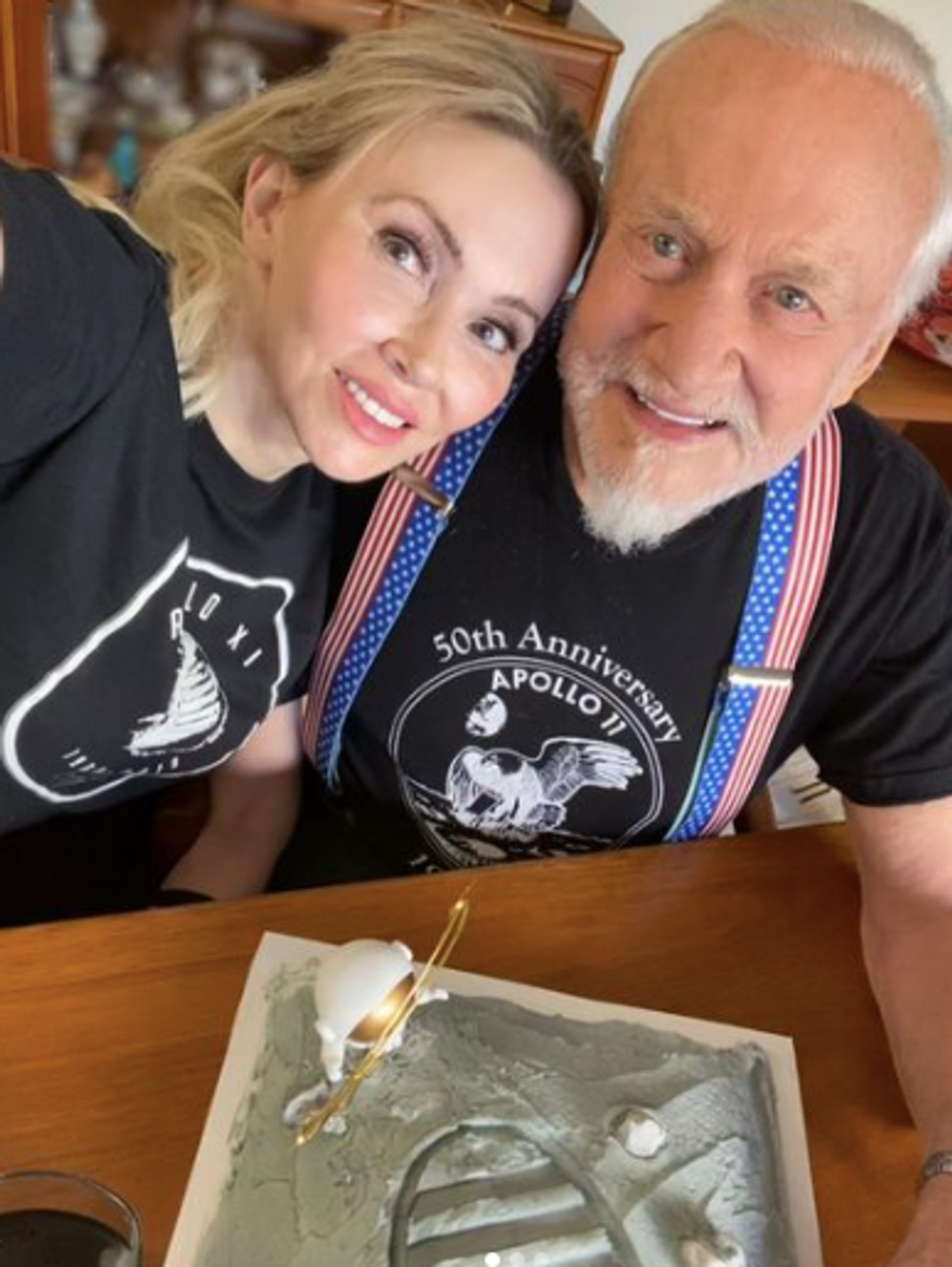 Eugene "Buzz" Aldrin a Anca Faur