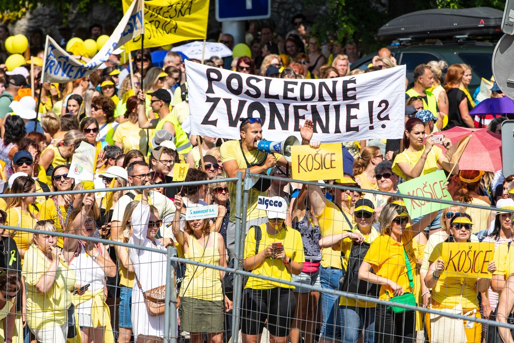 Bratislava protest učiteľov