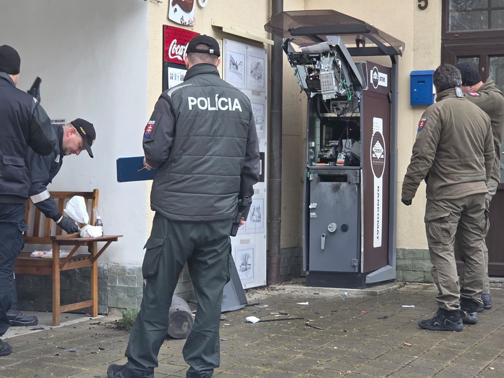Výbuch bankomatu