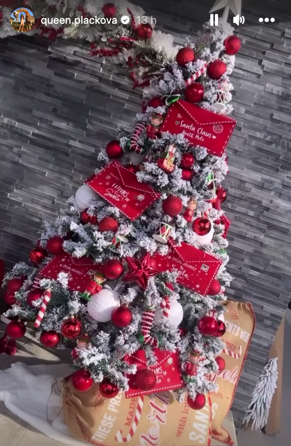 Vianočná výzdoba u Plačkovej