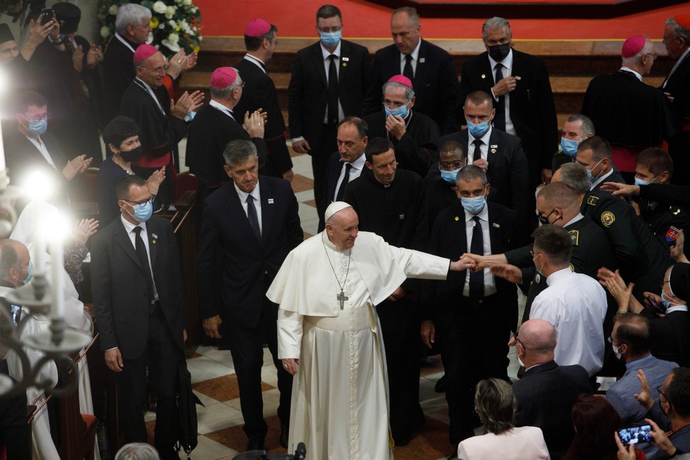 Pápež v Katedrále svätého Martina