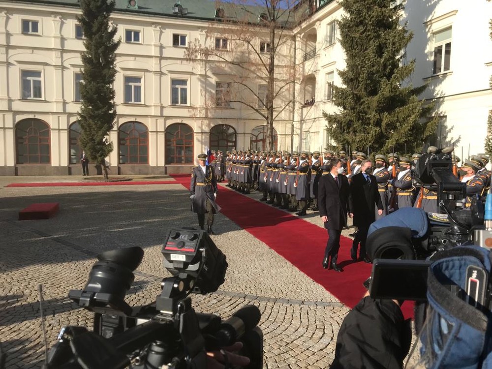 Český premiér Fiala a Heger