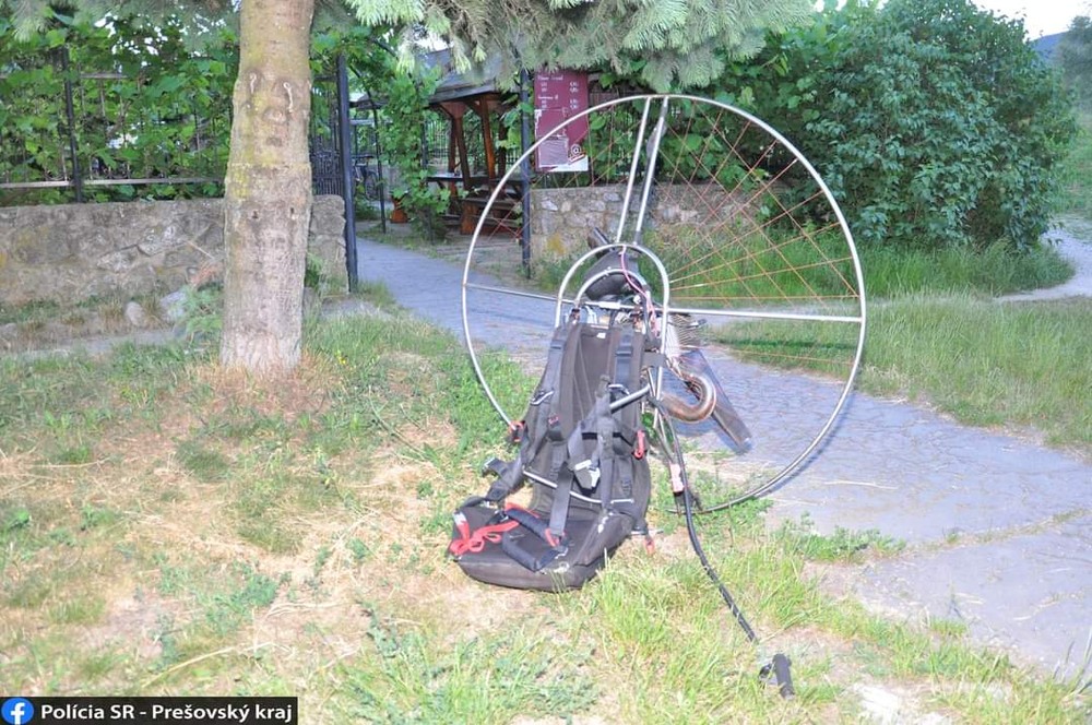 Paraglajdista nehoda