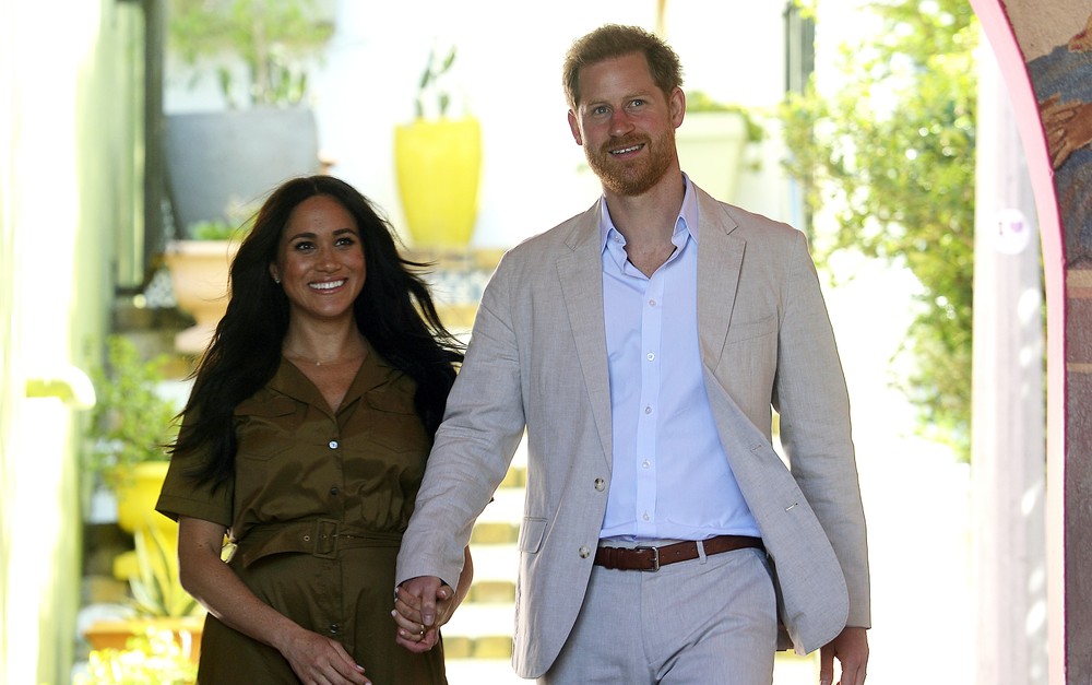 Harry a Meghan v Afrike
