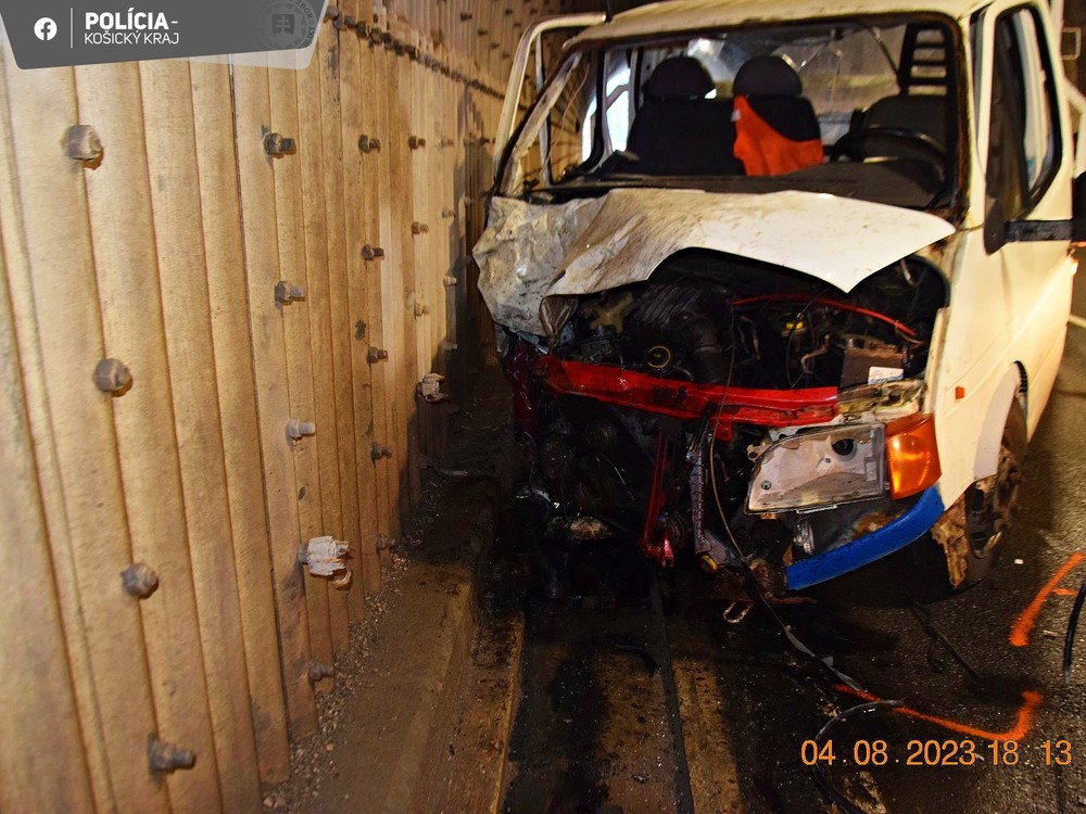 Nehoda Košický kraj 