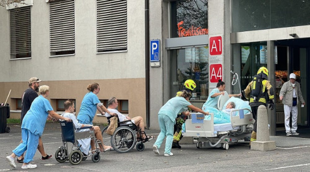 Požiar nemocnice praha 7