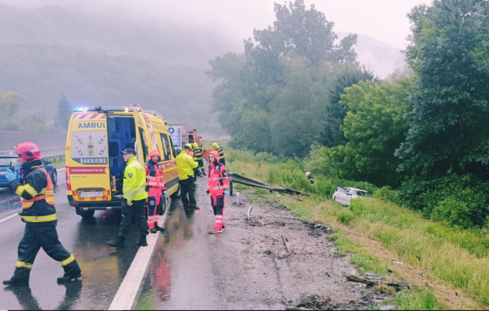Nehoda na rýchlostnej ceste