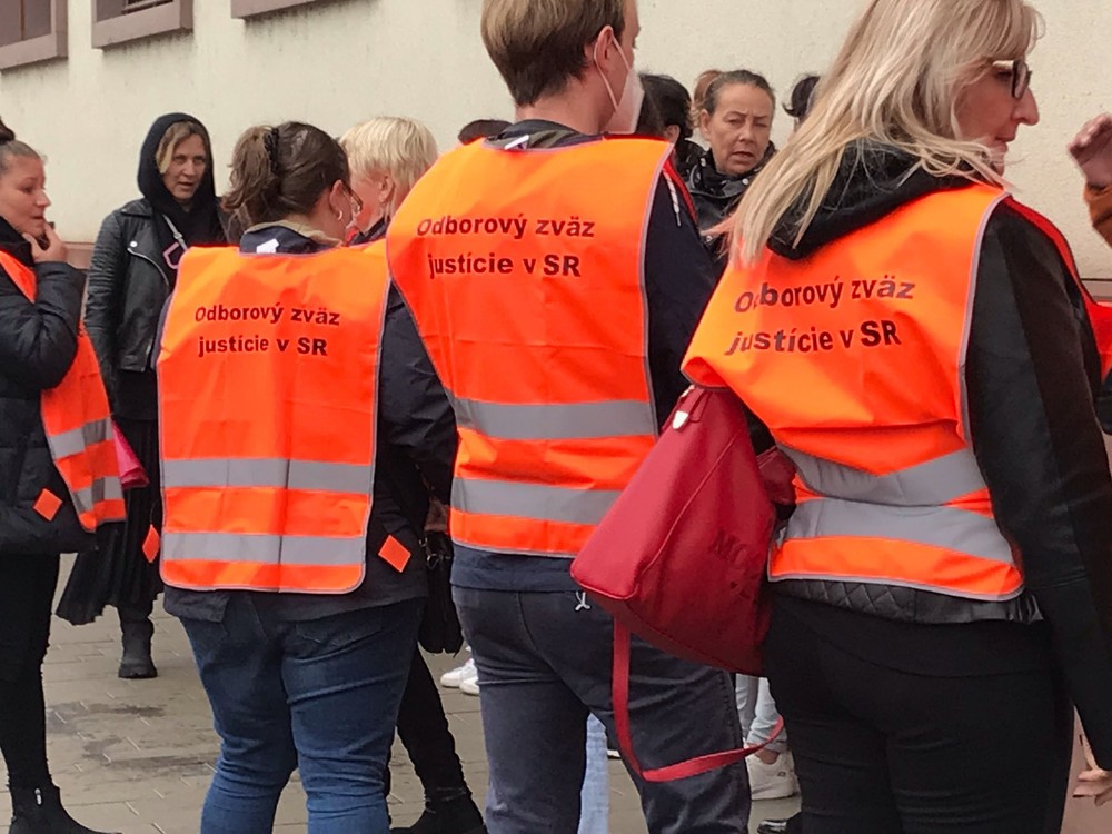 Protest pred MS SR 2