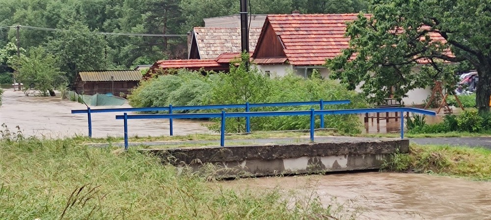 Záplavy v obci Beluj (8)