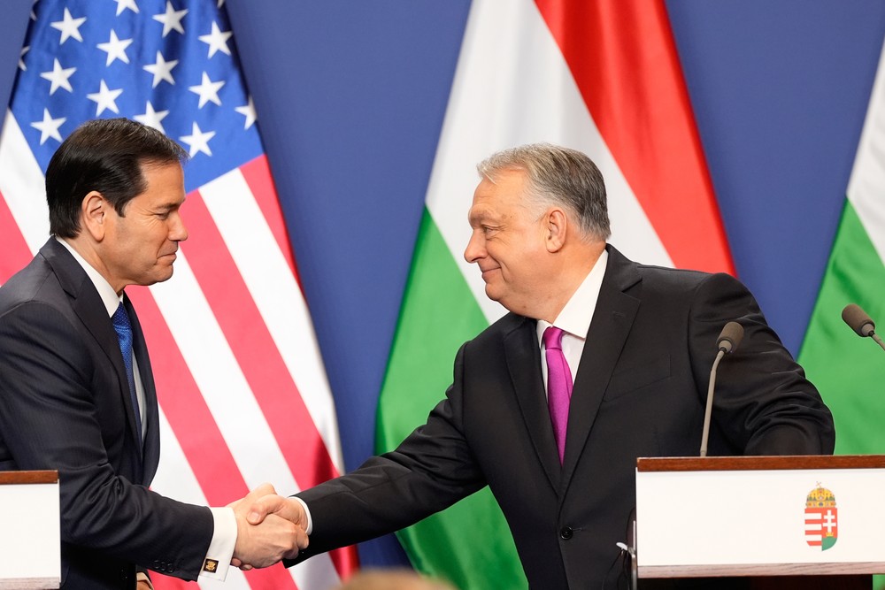 Marco Rubio a Viktor Orbán