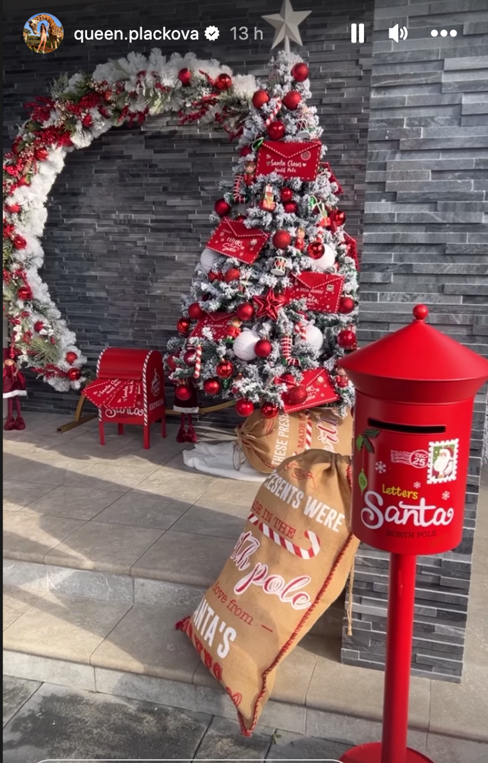 Vianočná výzdoba u Plačkovej