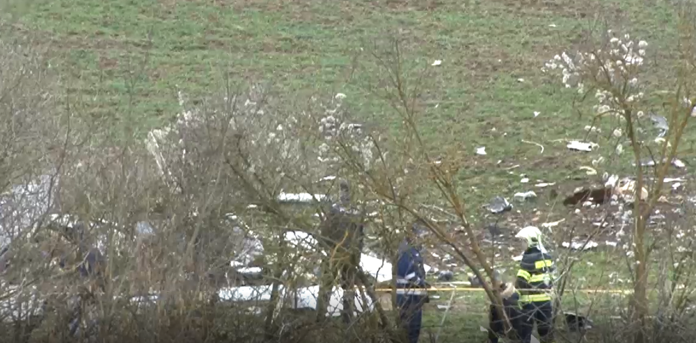 Za obcou Trenčianske Stankovce havarovalo štvormiestne lietadlo