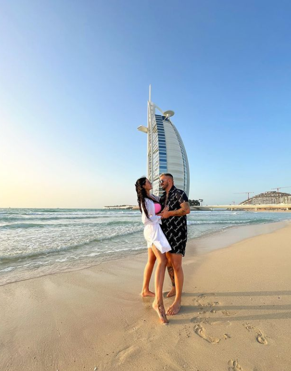 Zuzana Plačková s manželom v Dubaji 