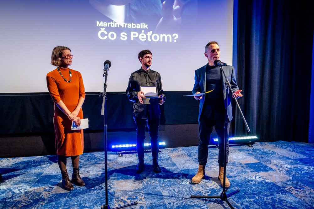 Režisér Martin Trabalík a producent Ján Bodnár