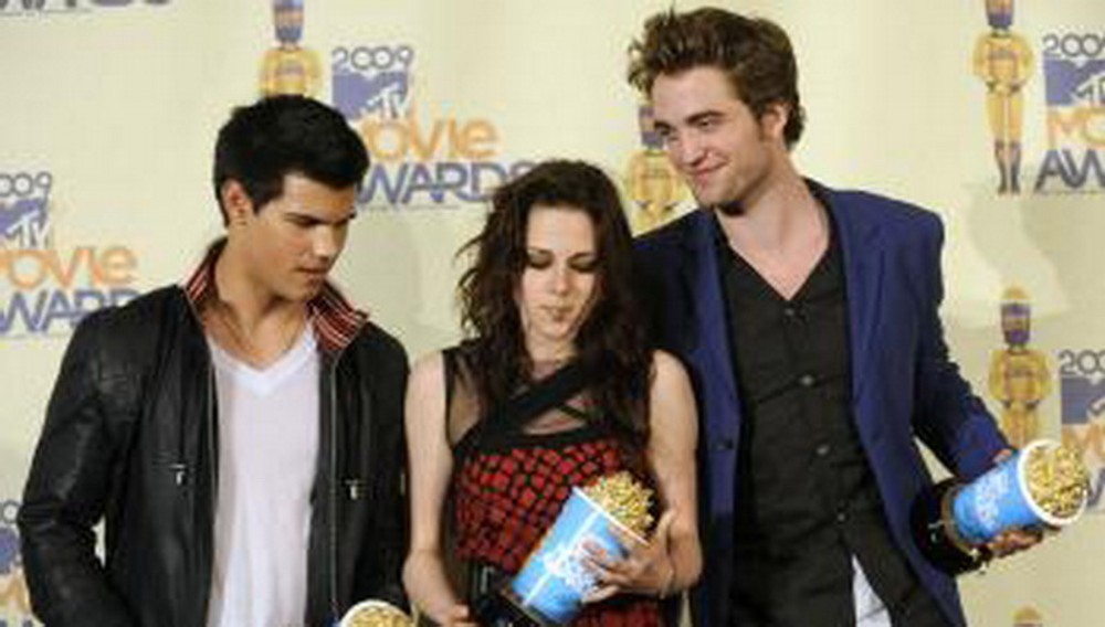 Robert Pattinson, Kristen Stewart, Taylor Lautner
