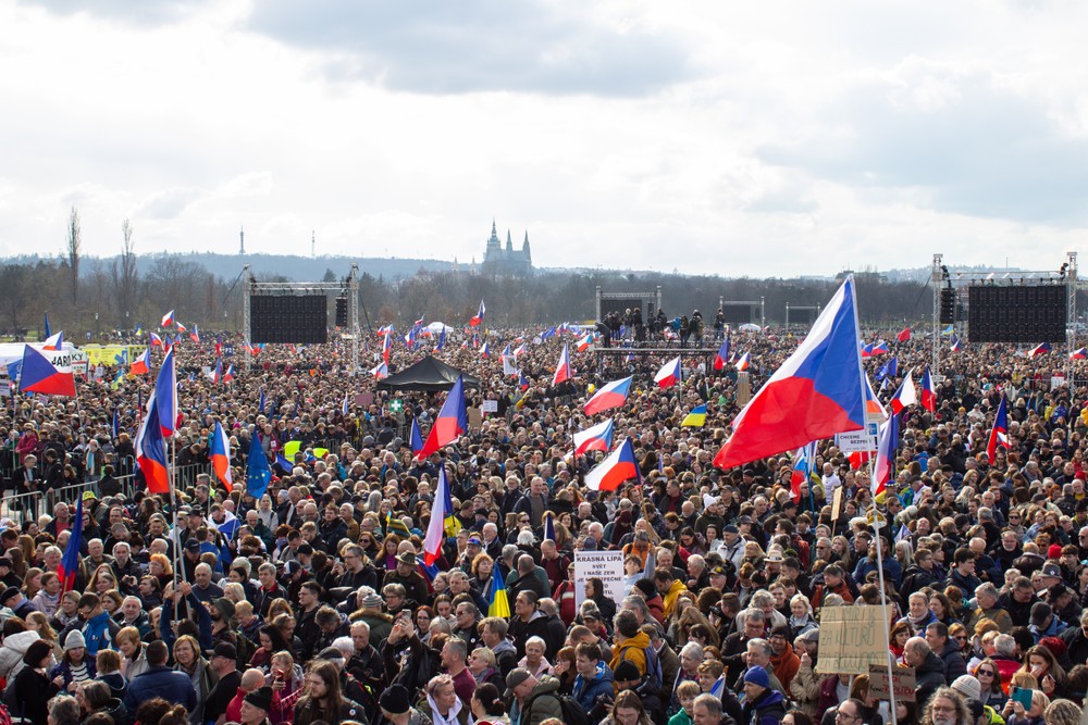 Protesty v Prahe 2