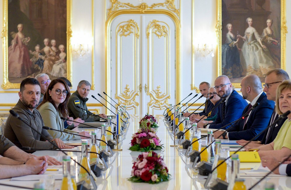 Volodymyr Zelenskyj Bratislava Boris Kollár stretnutie návšteva rokovanie (6)