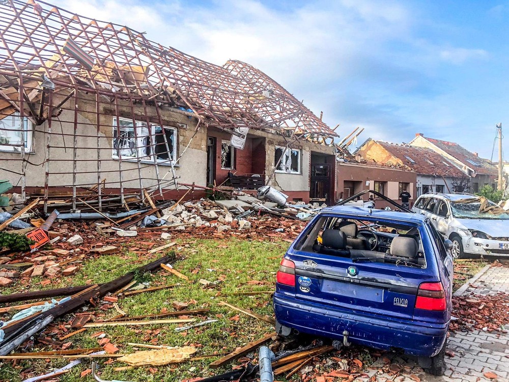 Ničivé tornádo v Česku