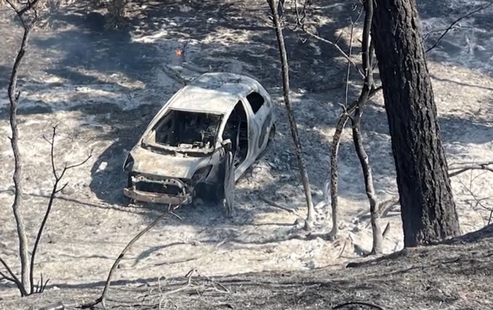 Lesný požiar v Kalifornii