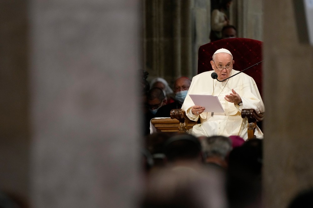 Pápež v Katedrále svätého Martina
