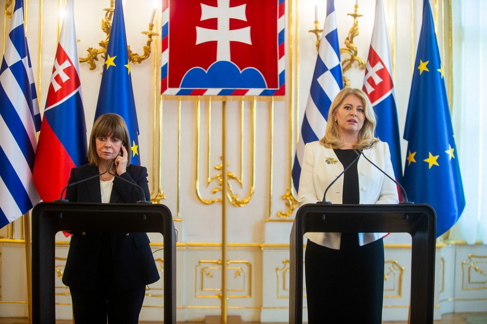 Katerina Sakellaropulová Zuzana Čaputová (1)