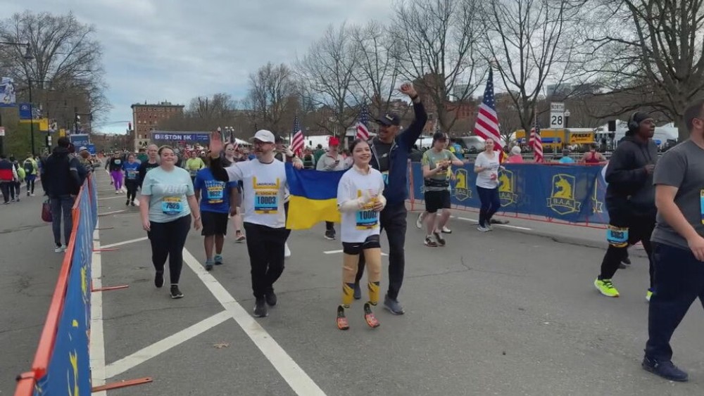 Yana Stepanenko maratón v Bostone (3)