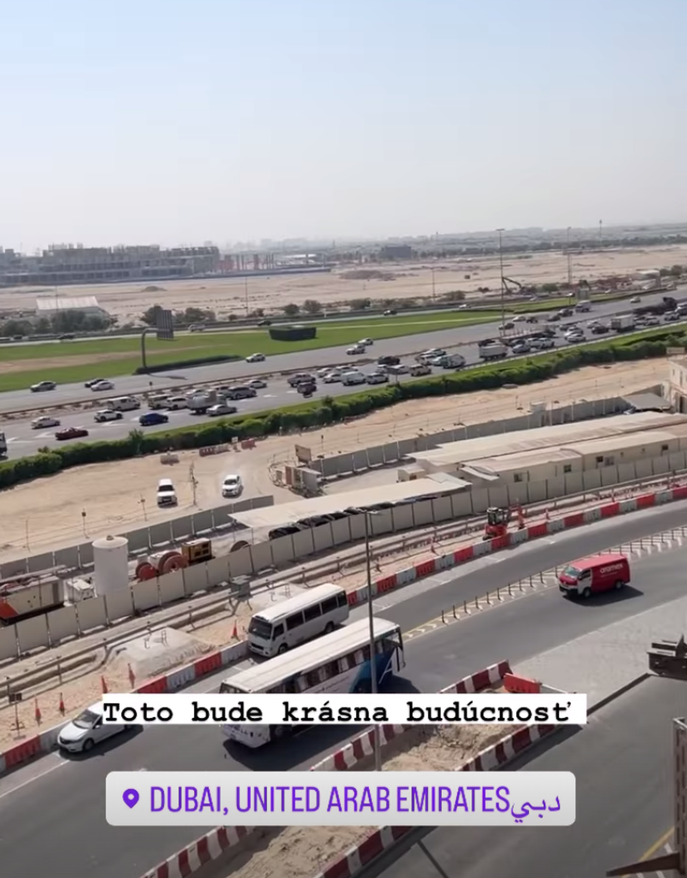 Výhľad z Plačkovej apartmánu v Dubaji