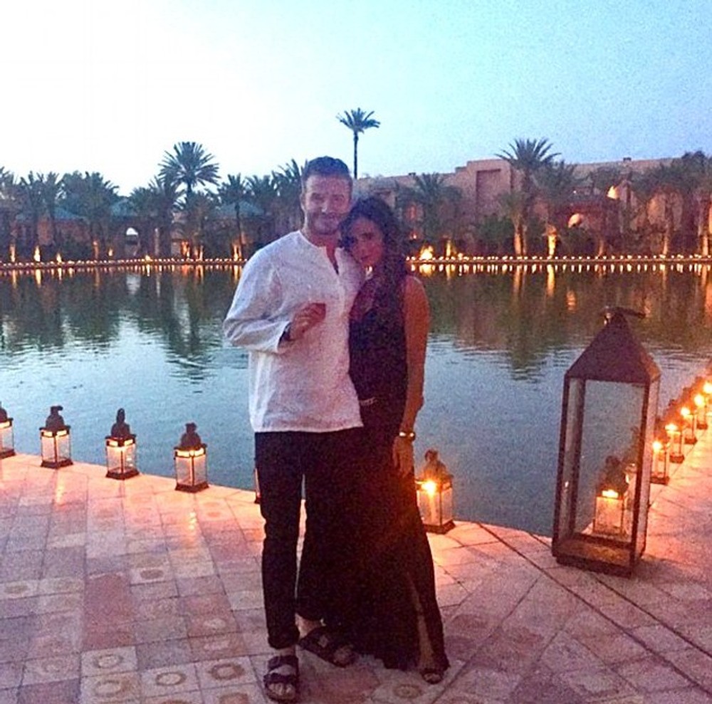 David Beckham a Victoria