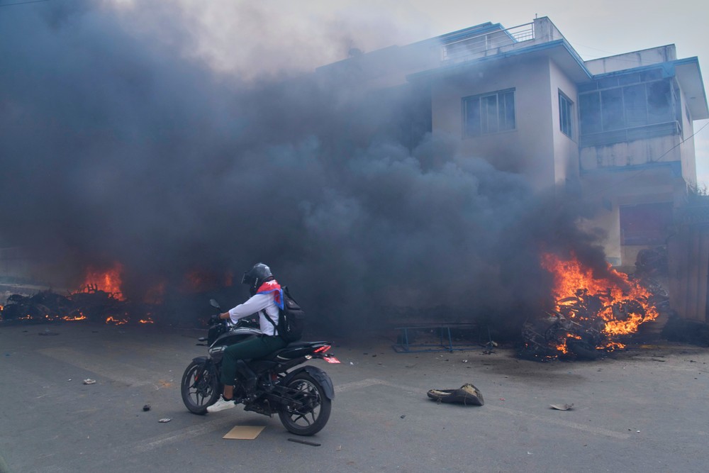 Protest v Nepále