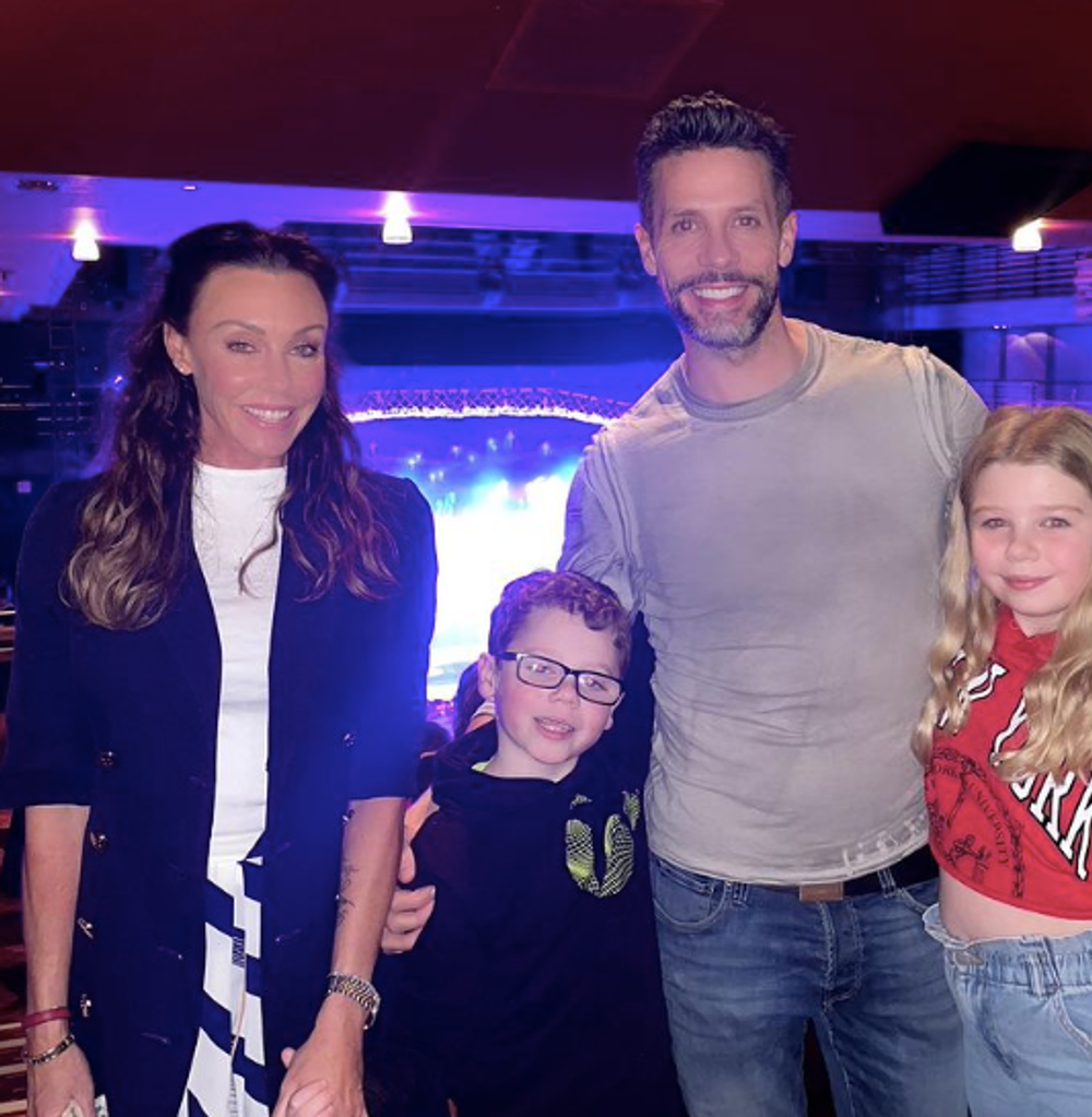 Michelle Heaton s rodinou