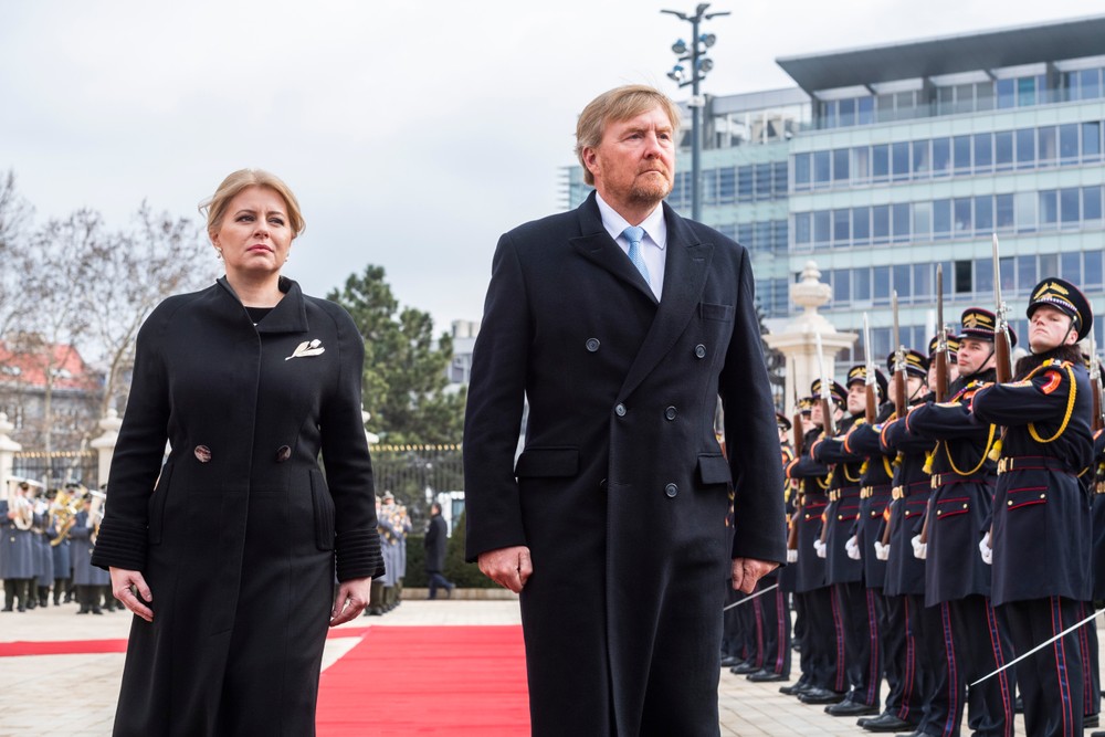 Holandský kráľovský pár na Slovensku