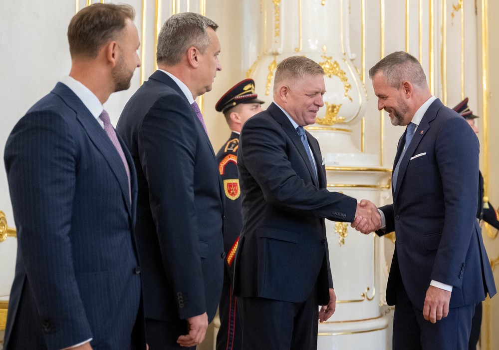 Stretnutie predsedov koaličných strán s prezidentom Petrom Pellegrinim