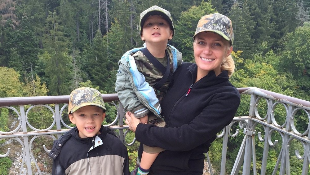 Aneta Paríšková s deťmi