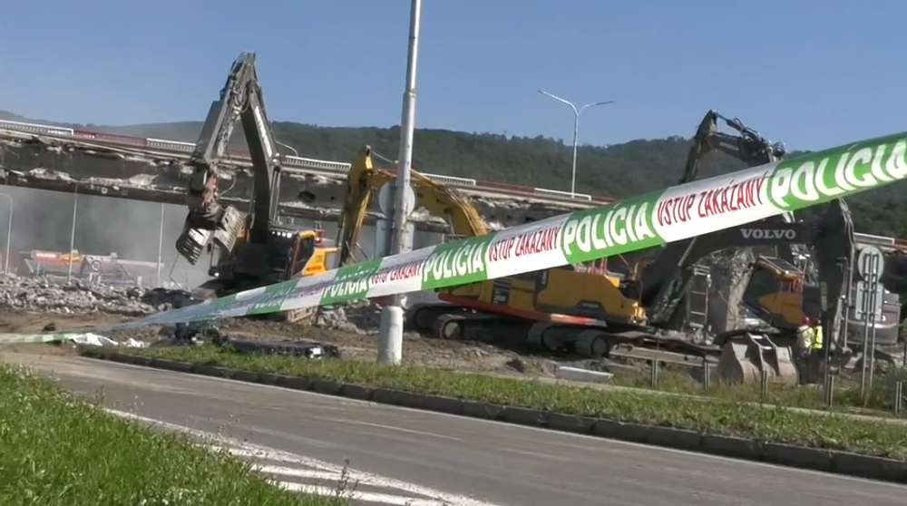 Havarijný stav mosta 4