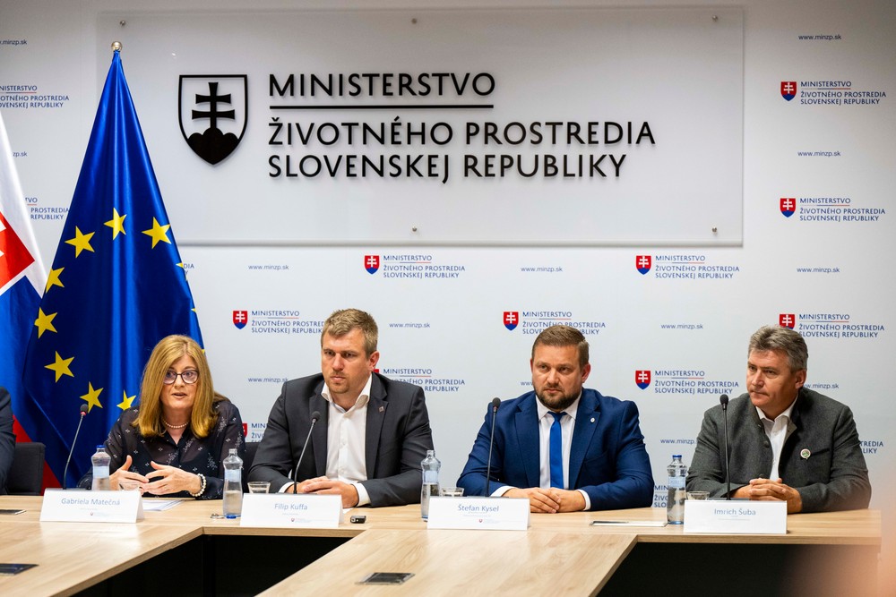 Tlačová konferencia Ministerstva životného prostredia SR