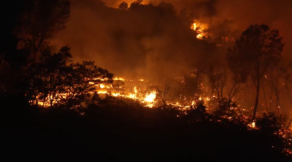 Lesný požiar v Kalifornii