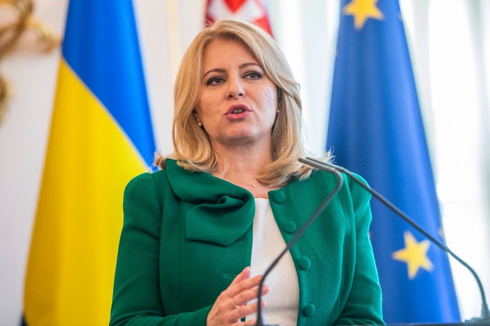 SR Bratislava Ukrajina Zelenskyj návšteva Slovenska Čaputová prezidentský palác (2)