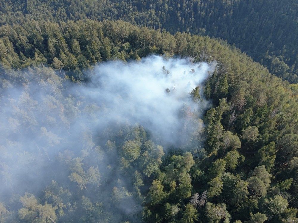 Požiar v Slovenskom raji