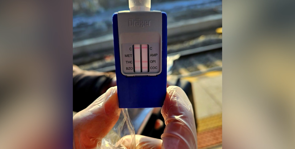 test na drogy s pozitivnym vysledkom