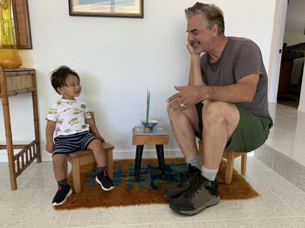 Chris Noth s mladším synom