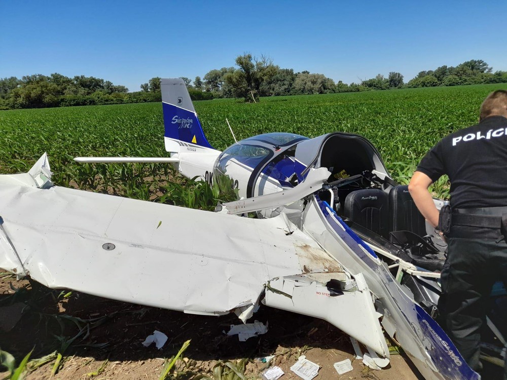 Tragický pád lietadla