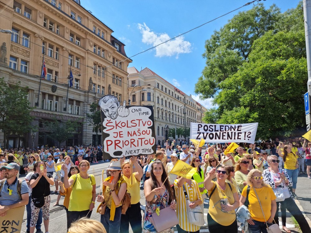 Bratislava Protest učiteľov