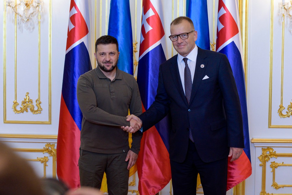 Volodymyr Zelenskyj Bratislava Boris Kollár stretnutie návšteva rokovanie (3)
