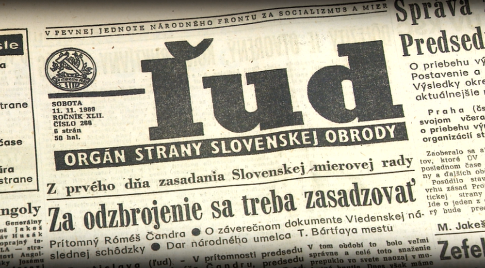 Exkurzia do histórie: O čom sa písalo 11. novembra 1989