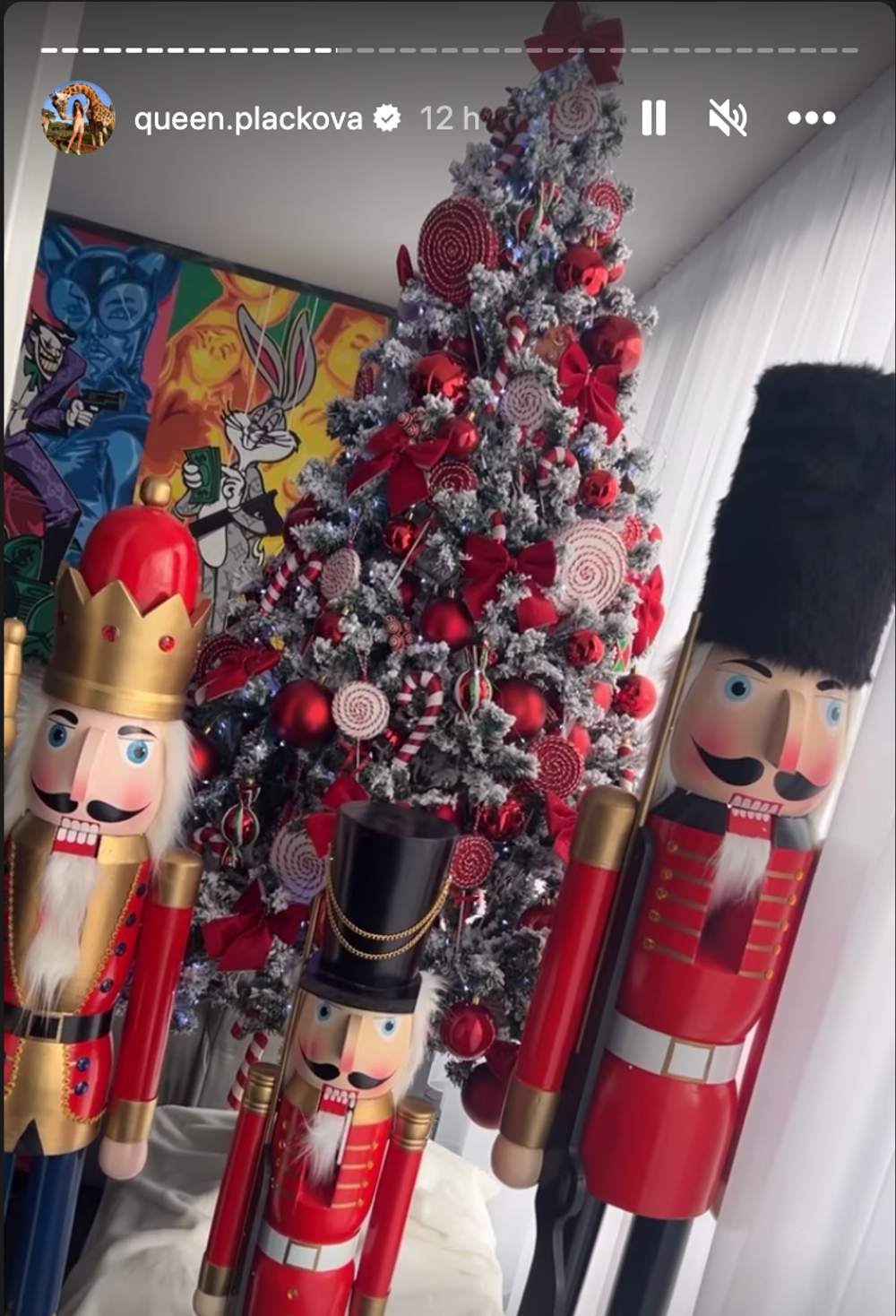 Vianočná výzdoba u Plačkovej